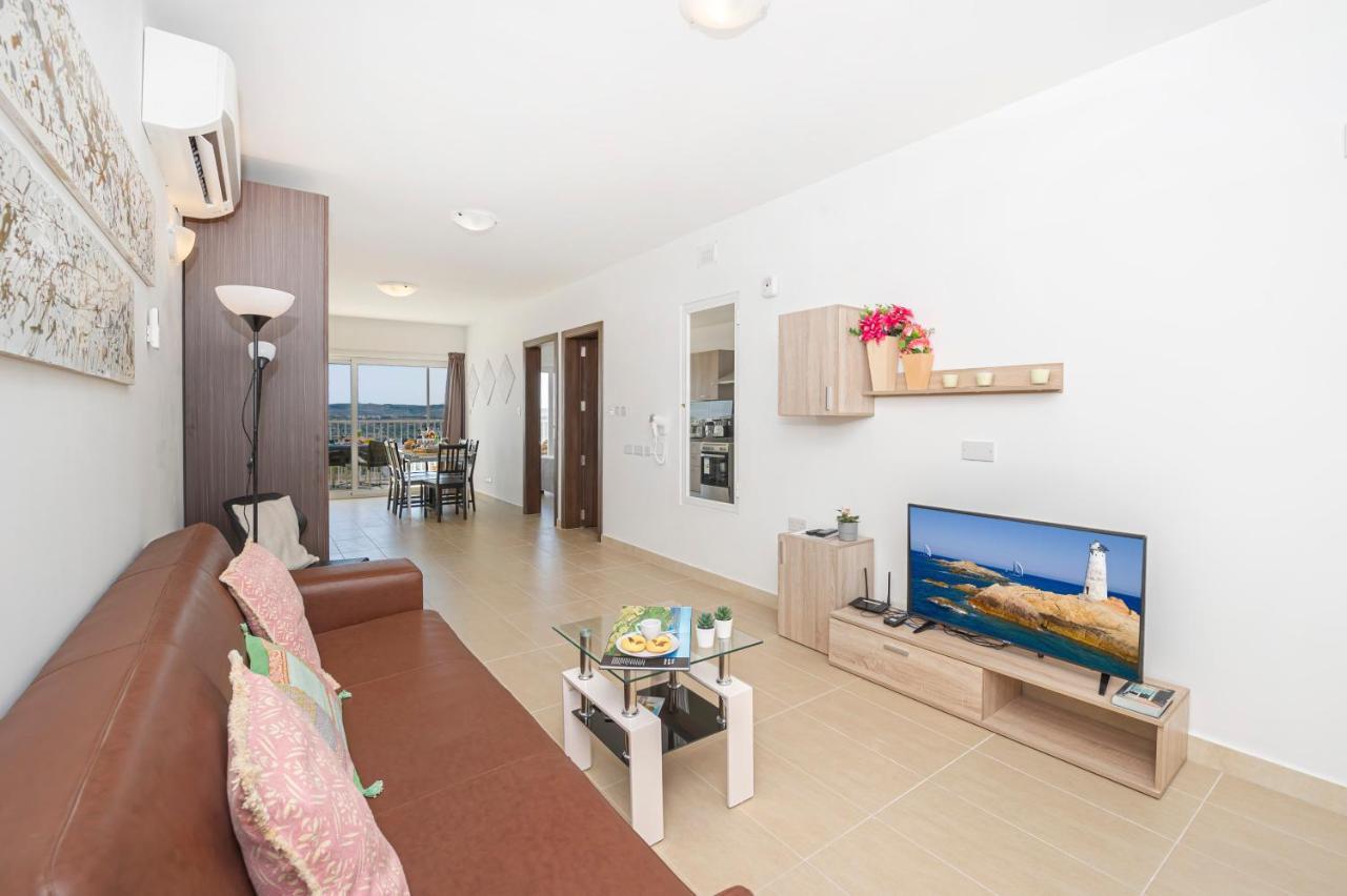 Summer Breeze Apartment With Terrace With Panoramic Views - By Getawaysmalta Mellieħa Zewnętrze zdjęcie